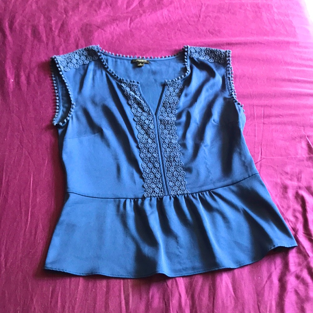 Ann Taylor Royal Blue Blouse